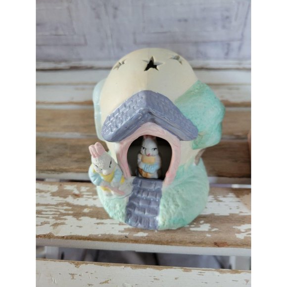 Easter village hermitage pottery mini bunny spring - Picture 2 of 9